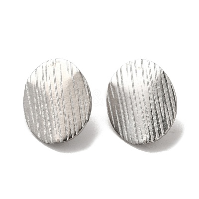 Non-Tarnish 304 Stainless Steel Stud Earrings Findings X-STAS-B041-07P-1