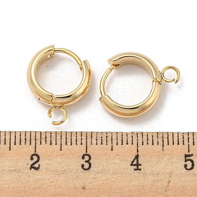 201 Stainless Steel Huggie Hoop Earring Findings STAS-P283-01V-G-1