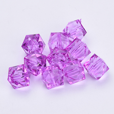 Transparent Acrylic Beads TACR-Q259-10mm-V48-1