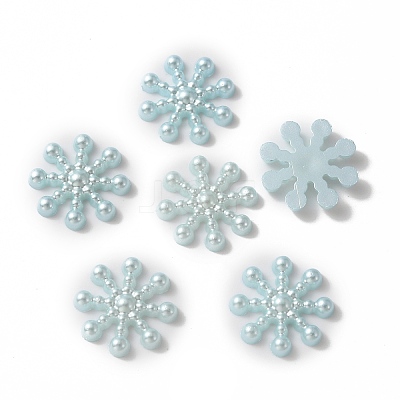 ABS Plastic Imitation Pearl Cabochons KY-WH0046-38B-1
