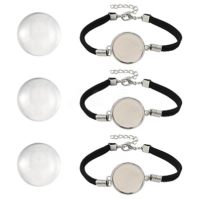 5Pcs Suede Bracelet Making MAK-FS0001-06-1
