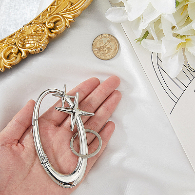 1Pc Alloy Spring Gate Rings FIND-SP0003-03C-1