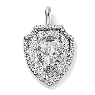 Alloy Rhinestone Pendants ALRI-S001-05-1