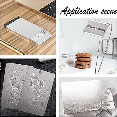 Stainless Steel Card DIY-NB0004-82-1