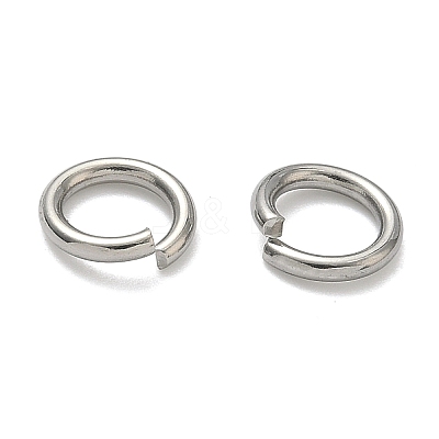 Tarnish Resistant 304 Stainless Steel Open Jump Rings STAS-E067-11-9mm-1