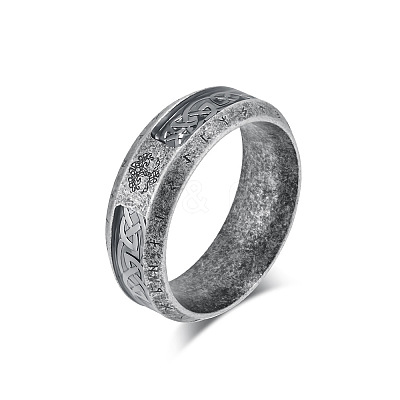 Retro Viking 304 Stainless Steel Finger Rings FS-WG4B70E-10-1