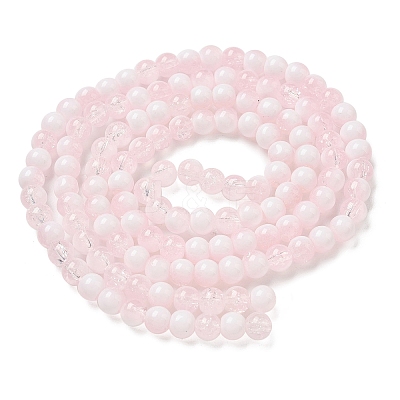 Crackle Glass Beads X1-GLAA-U001-6mm-12-1