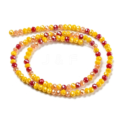 Glass Beads Strands EGLA-A034-M4mm-22-1