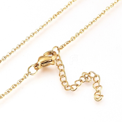 Brass Cubic Zirconia Pendant Necklace & Stud Earring Jeweley Sets SJEW-L154-11G-1