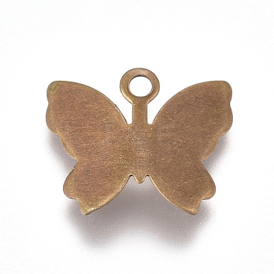 Brass Filigree Pendants KK-G368-07AB-1