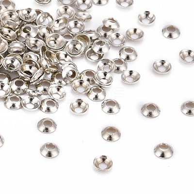 Brass Tiny Bead Cones X-KK-O043-04P-1