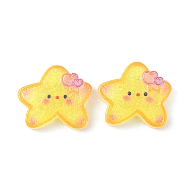 Translucent Resin Cabochons X-CRES-O006-09-1