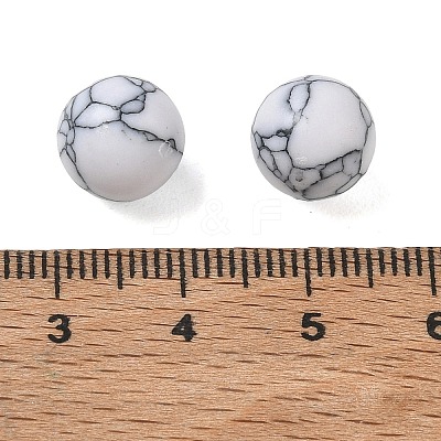 Dyed Synthetic Turquoise Sphere Beads GG-CBA391B-02C-02-1