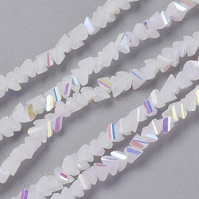 Imitation Jade Glass Beads Strands GLAA-F092-C05-1