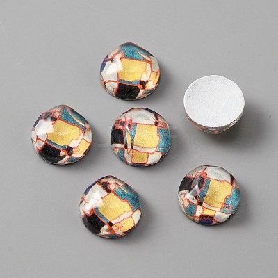 Translucent Resin Cabochons AJEW-TAC0003-07L-1