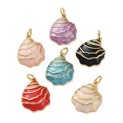 Ocean Brass Pendants KK-D221-21G-04-1