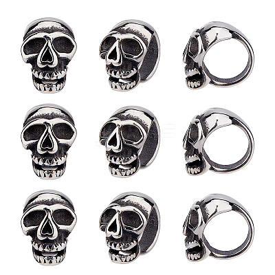 10Pcs 316 Surgical Stainless Steel Beads STAS-DC0016-70-1