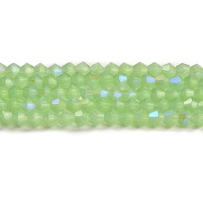 Imitation Jade Electroplate Glass Beads Strands LS-EGLA-A039-J6mm-L01-1