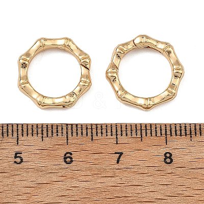 SHEGRACE Brass Spring Gate Ring XGRQ58951-757G-1