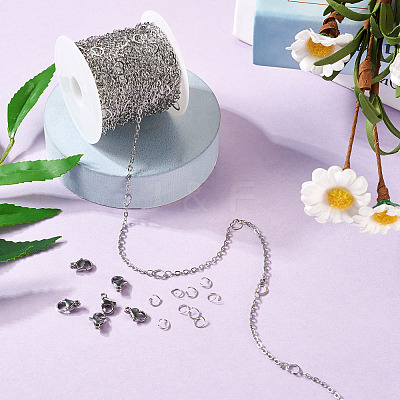 DIY Chain Bracelet Necklace Making Kit DIY-TA0005-87-1