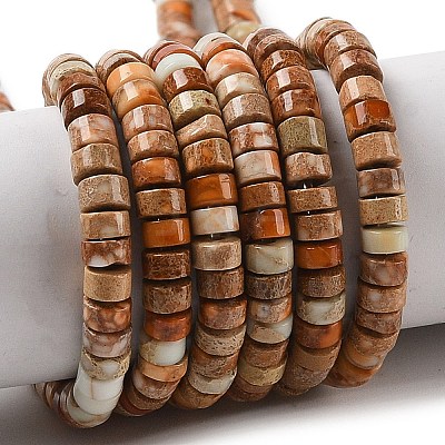 Natural Imperial Jasper Beads Strands G-Q171-A01-01F-1