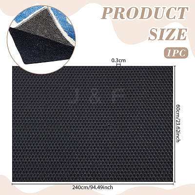 Felt & TPR Anti-slip Carpet Mat AJEW-WH0816-427A-1