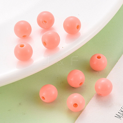 Opaque Acrylic Beads MACR-S370-C8mm-SS2109-1