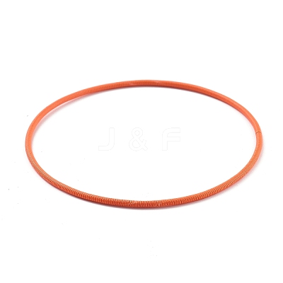Iron Spring Chains Stretch Bracelets BJEW-M057-01-1