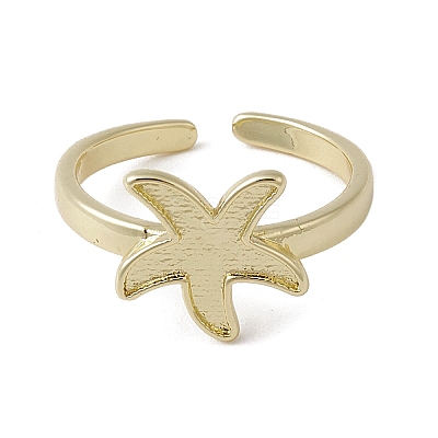 Brass Adjustable Open Rings RJEW-K257-87C-G-1