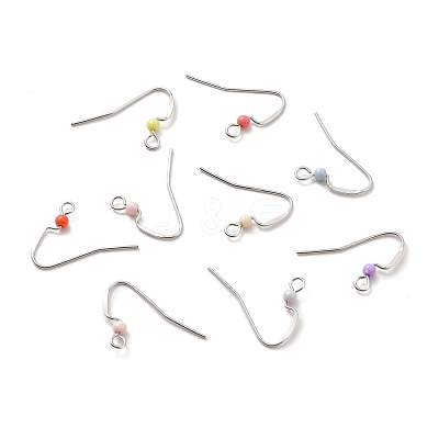 Tarnish Resistant 316 Surgical Stainless Steel Earring Hooks X-STAS-E044-02P-1