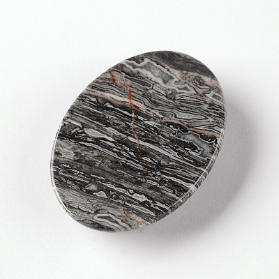 Natural Crazy Agate Oval Cabochons X-G-J329-08-13x18mm-1