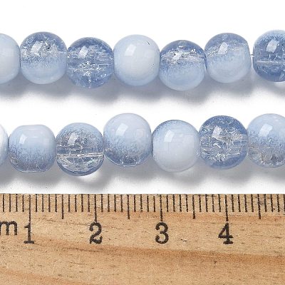 Crackle Glass Beads X1-GLAA-U001-8mm-14-1