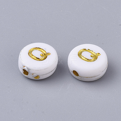 Plating Acrylic Beads X-PACR-R242-01Q-1