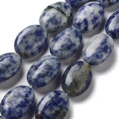 Natural Blue Spot Jasper Beads Strands G-P528-M26-01-1