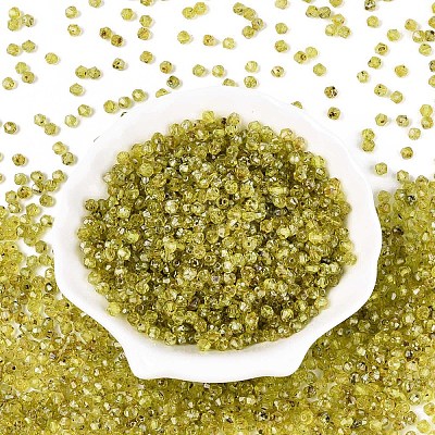 Picasso Baking Paint Glass Seed Beads SEED-N007-37I-1