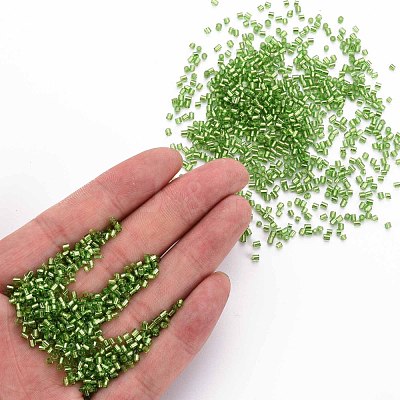 Glass Bugle Beads SEED-S032-08A-49A-1