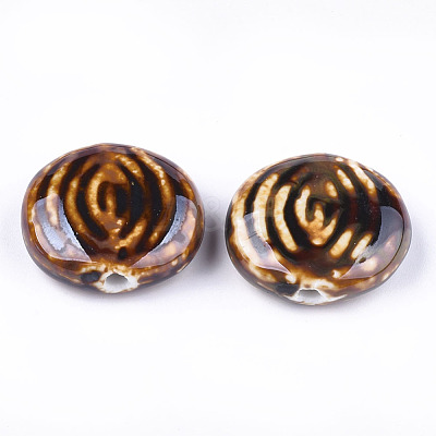 Handmade Porcelain Beads PORC-S498-45E-1
