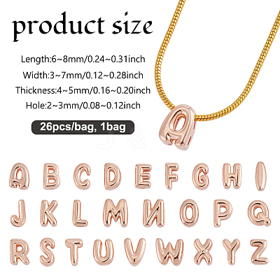 1Bag Rack Plating Brass Pendants KK-GA0002-59RG-1
