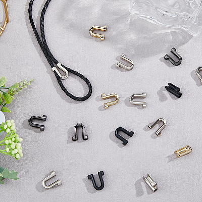40Pcs 5 Colors Zinc Alloy Spiral Bone Tips FIND-FH0010-56-1