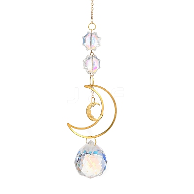 Iron Hanging Ornaments AJEW-H154-06B-1