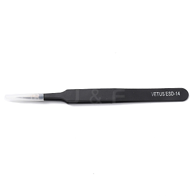 Spray Painted 201 Stainless Steel Beading Tweezers TOOL-G021-07-1