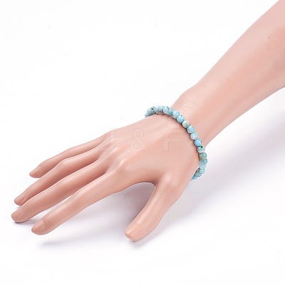 Natural Hemimorphite Stretch Bracelets BJEW-JB03738-02-1