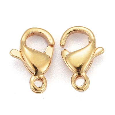304 Stainless Steel Lobster Claw Clasps STAS-H352-01B-G-1