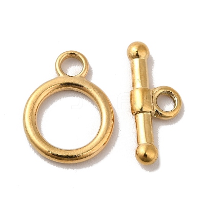 Ion Plating(IP) 304 Stainless Steel Toggle Clasps STAS-H212-19G-1