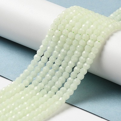 Synthetic Luminous Stone Beads Strands G-C086-01B-08-1