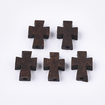 Natural Wooden Beads WOOD-S050-39-1