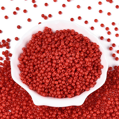 Opaque Acrylic Beads SACR-A007-01A-15-1