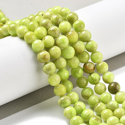 Natural Persian Jade Beads Strands G-A255-A02-02B-1