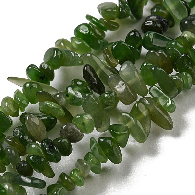 Natural Canadian Jade Beads Strands X-G-G0003-B38-1