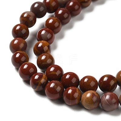 Natural Jasper Beads Strands G-H298-A05-02-1